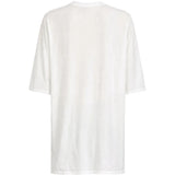 White t-shirts, back view