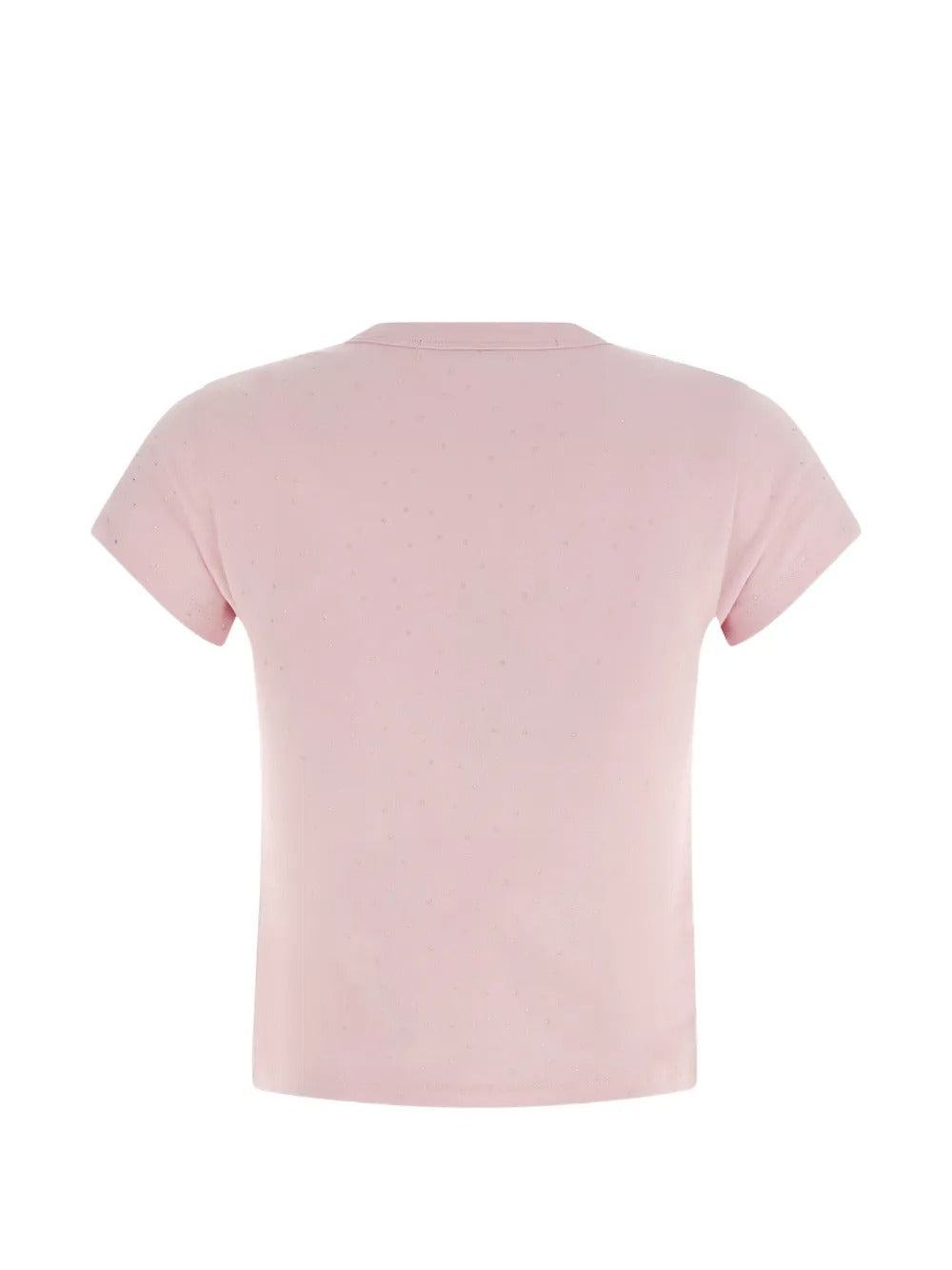 Pink t-shirt, back view
