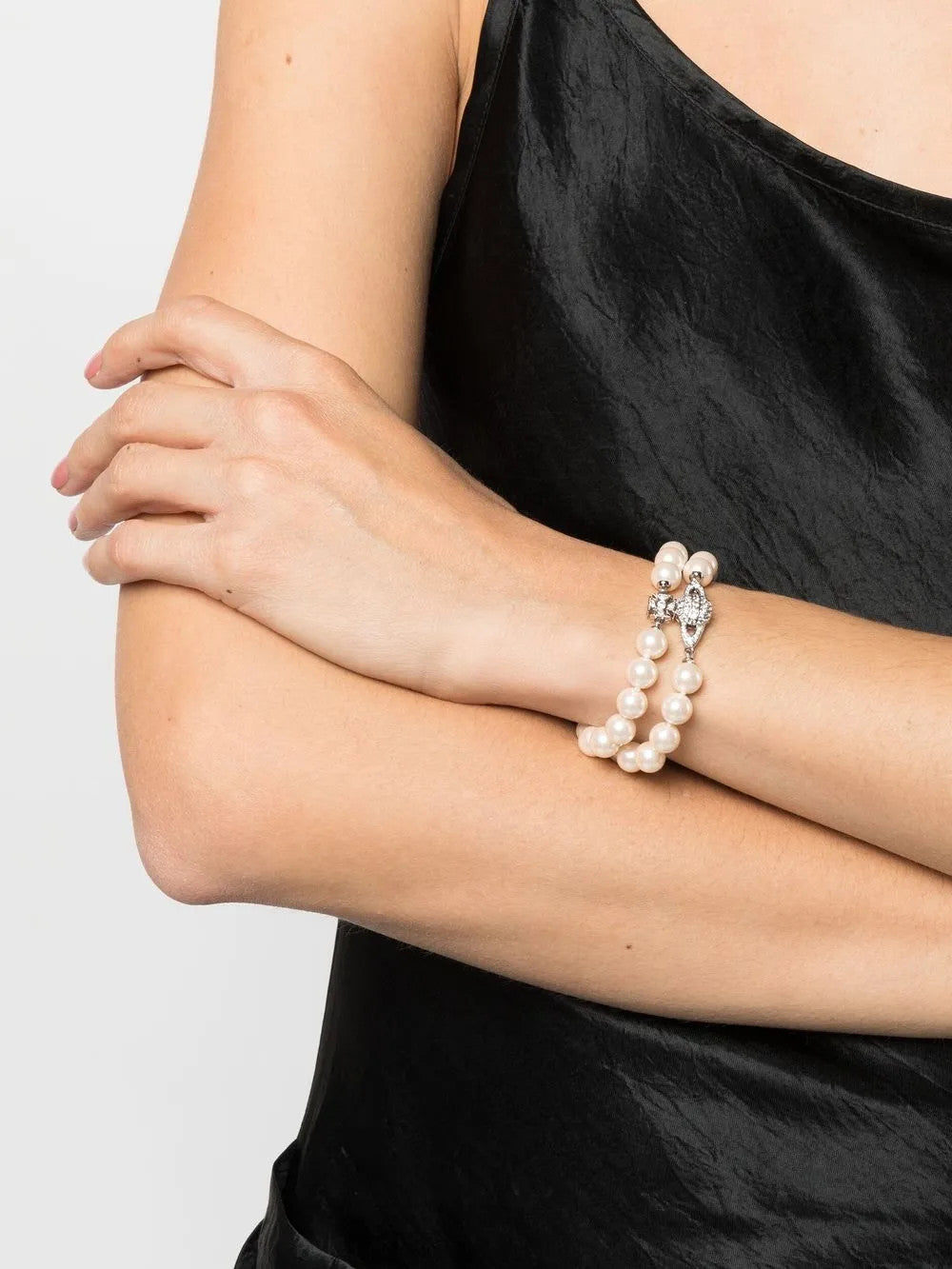 White jewelry, front view