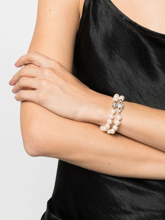 White jewelry, front view
