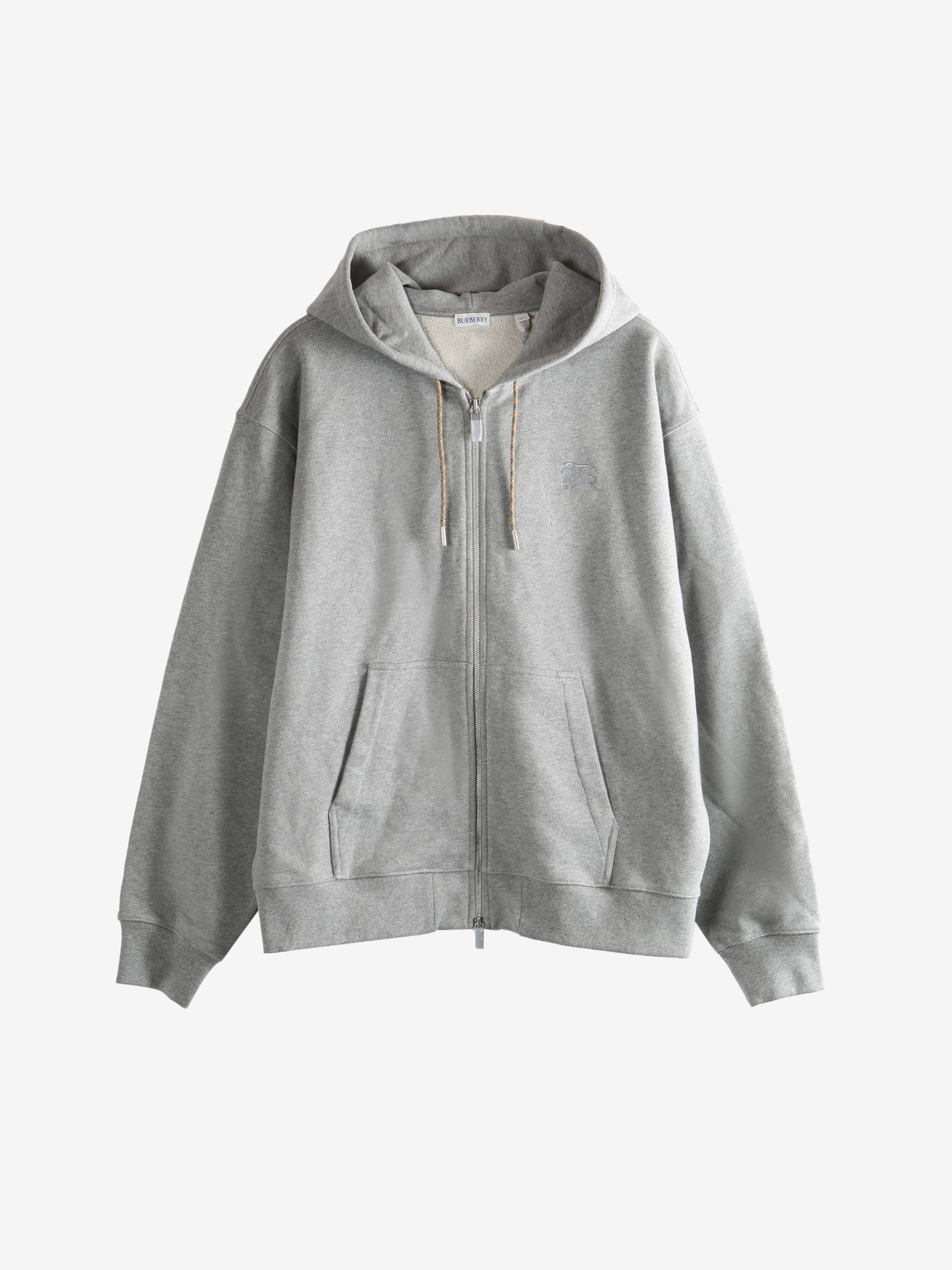 Grey hoodie, front view