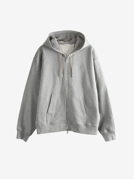 Grey hoodie, front view