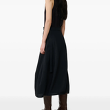 Black skirt, full body view