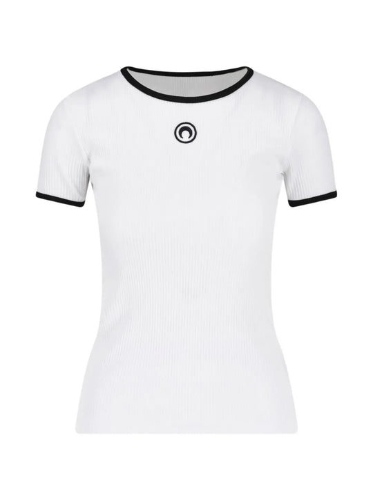 White t-shirt, front view