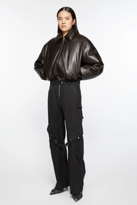 ACNE STUDIOS - Women Coated Bomber Jacket