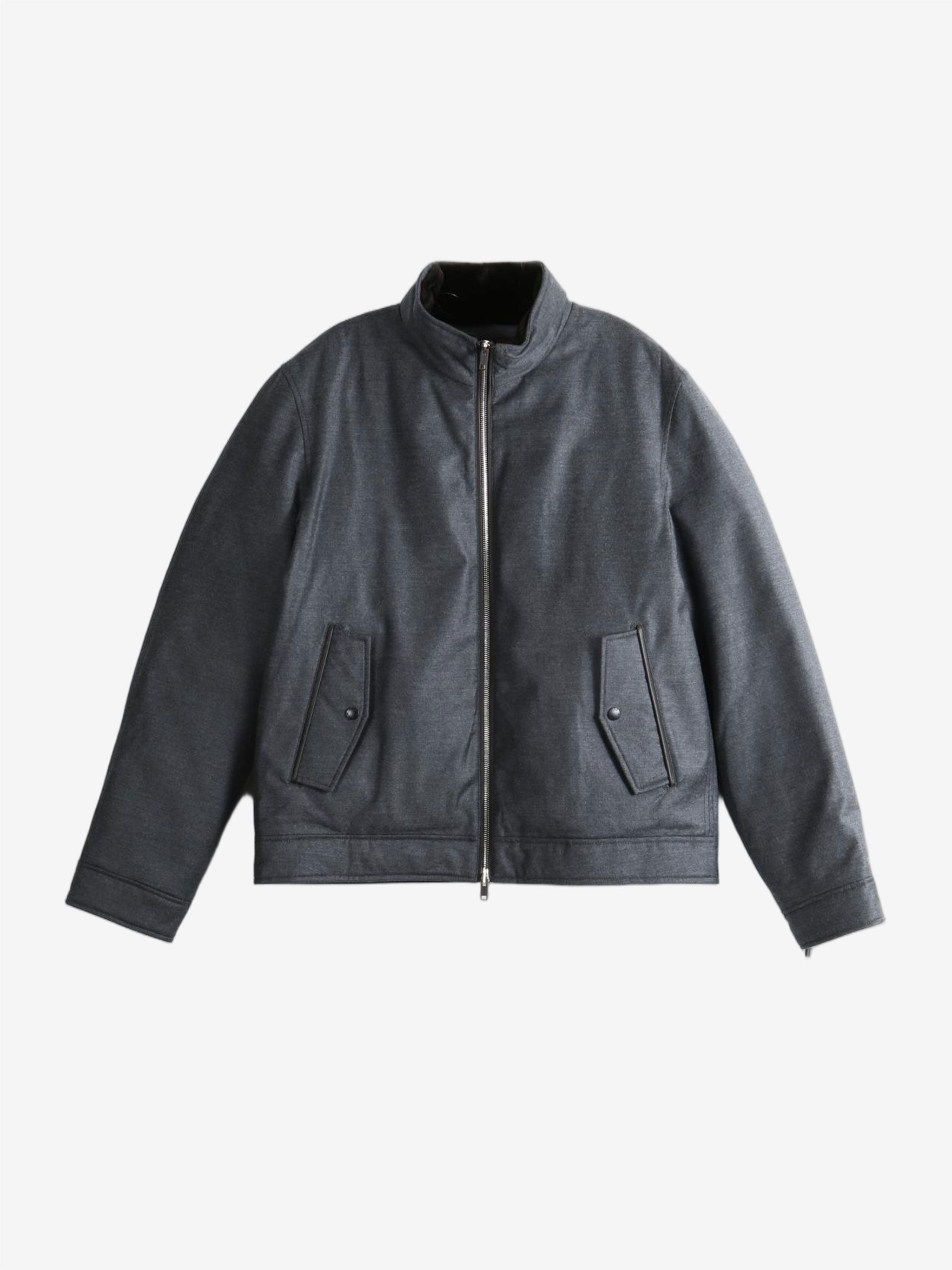 Grey jacket, front view
