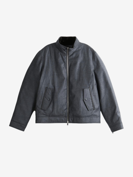Grey jacket, front view