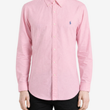 Pink shirt, full body view