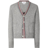 Grey knitwear, front view