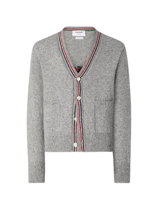 Grey knitwear, front view