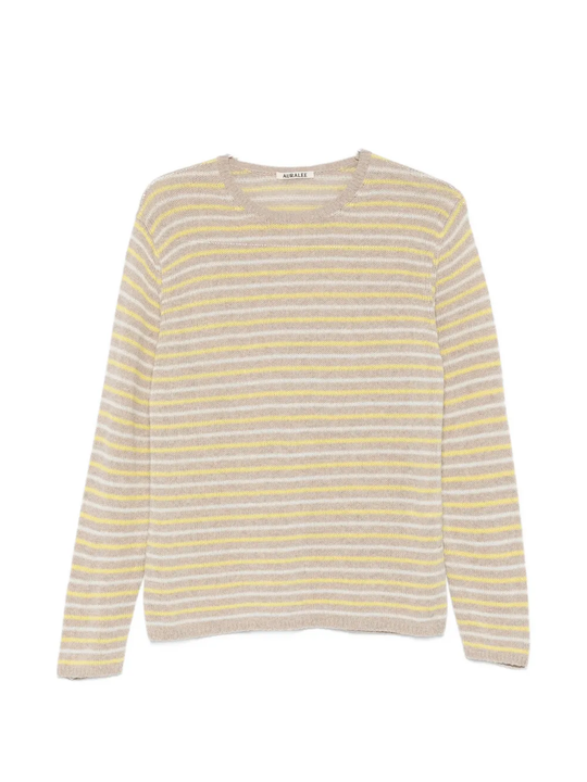 Yellow sweater, front view