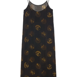 Brown dresses, back view