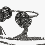 Black jewelry, front view
