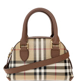 Tan bag, front view