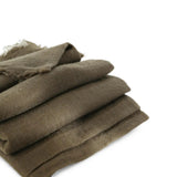 Close up of Brown scarf, showing detail