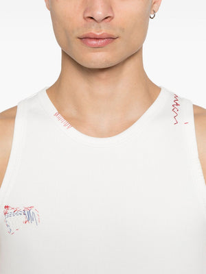 MARNI - Men Ribbed Cotton Tank Top