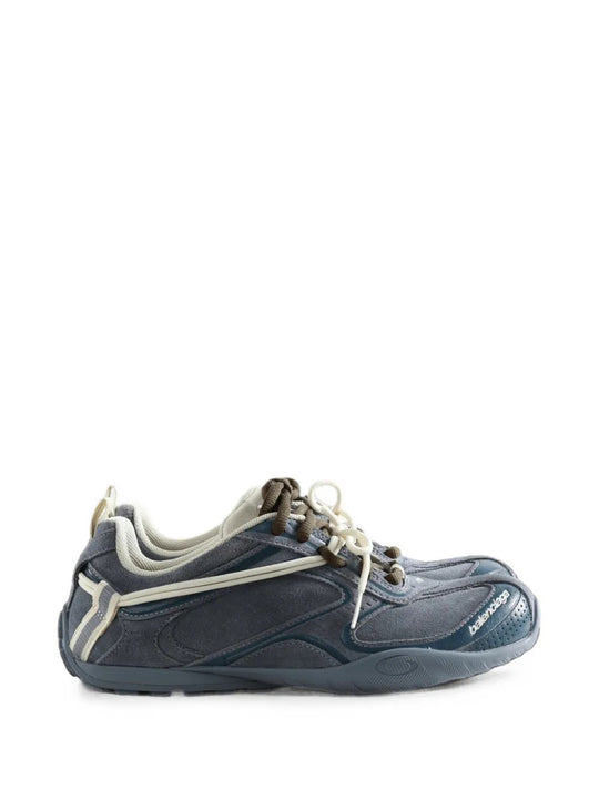 Grey shoes, side view