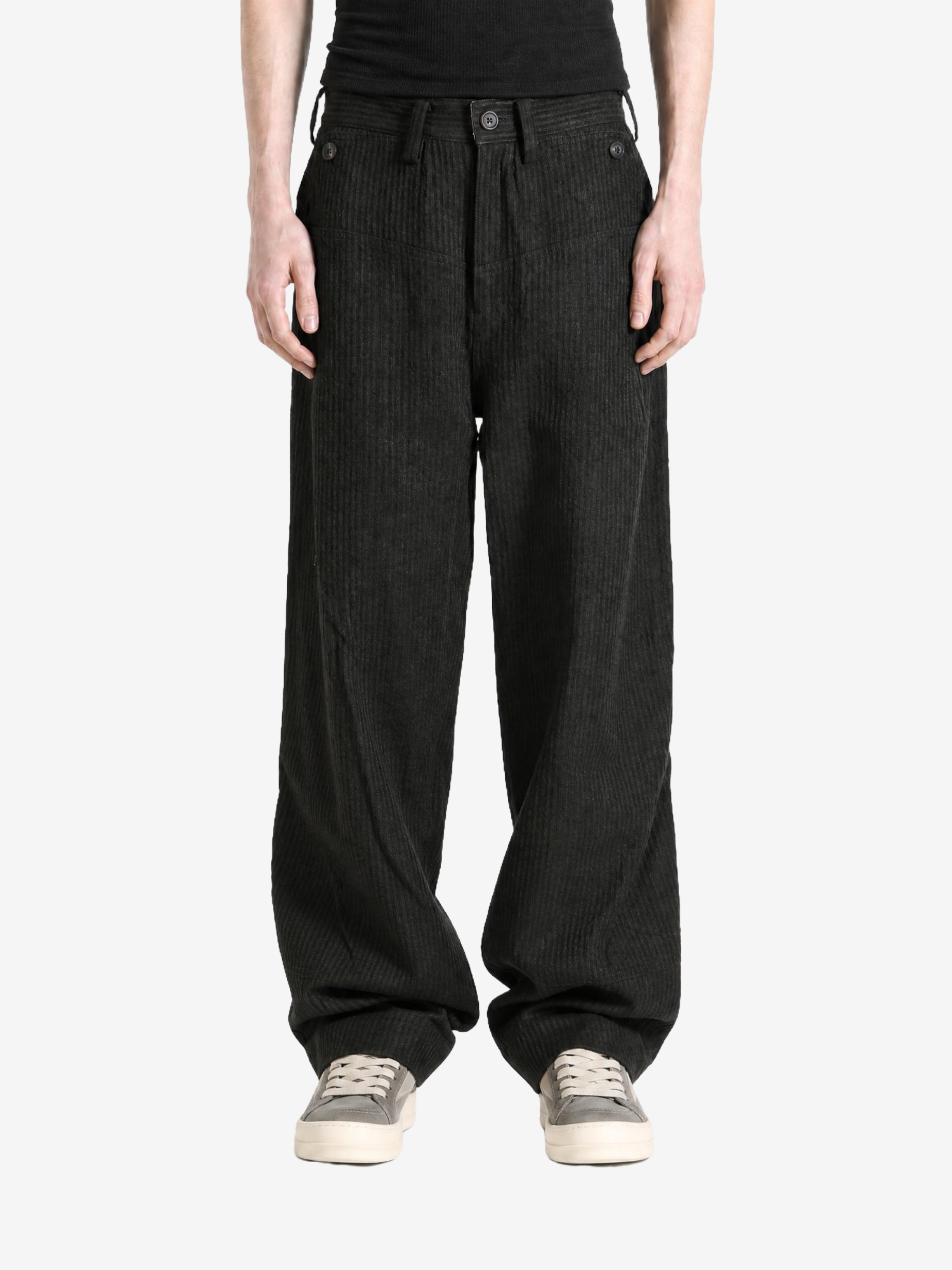 Black pants, front view