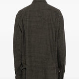 ZIGGY CHEN - Men Side Tab Spraead Collar Shirt