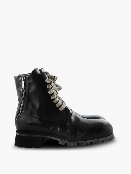 Black boots, side view
