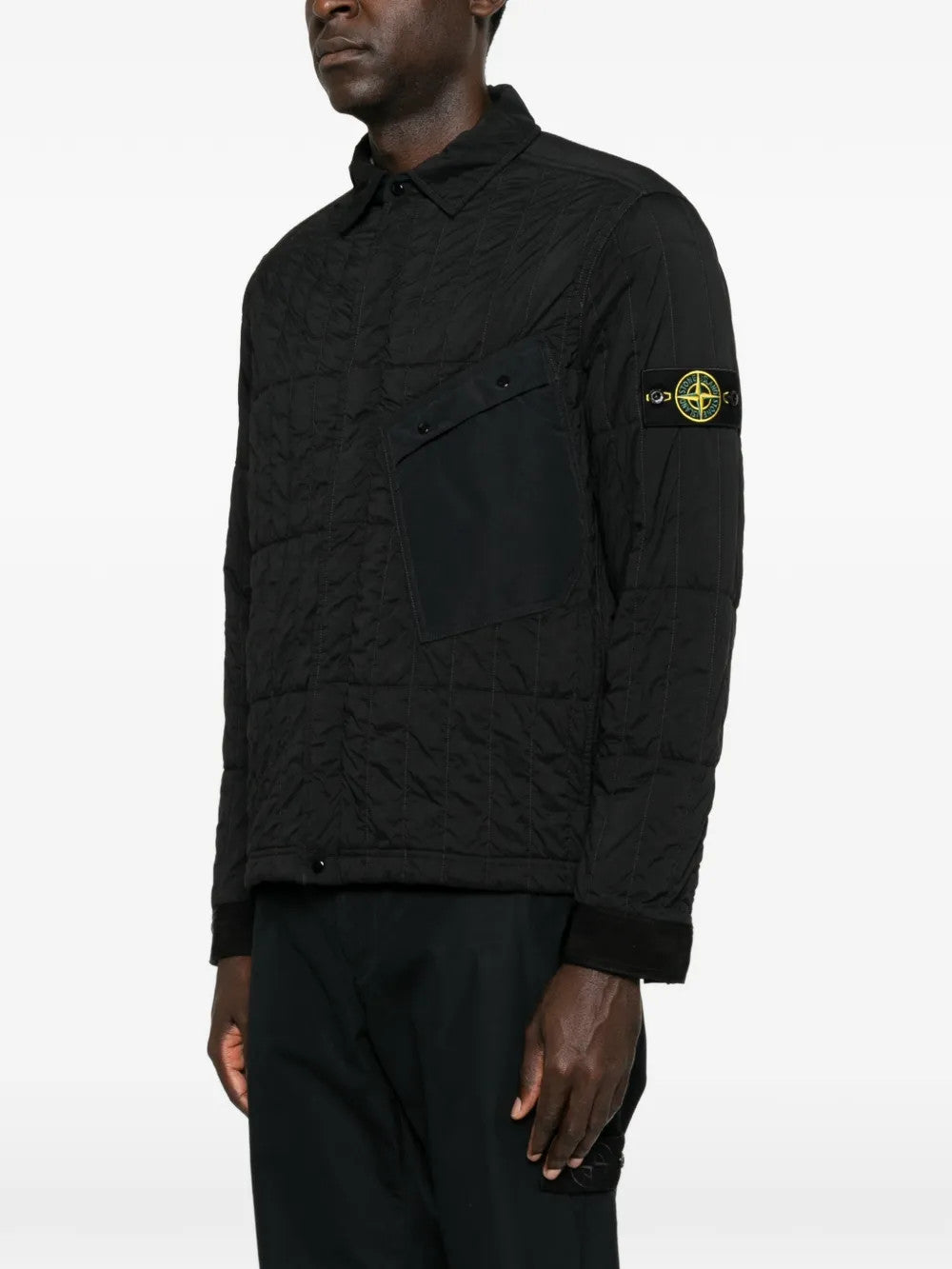 Black jacket, front view