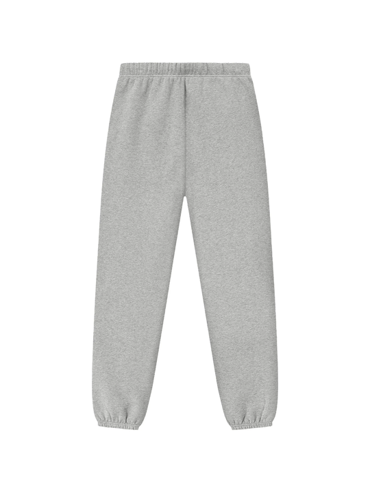 Grey pants, back view