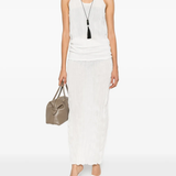 White skirts, full body view