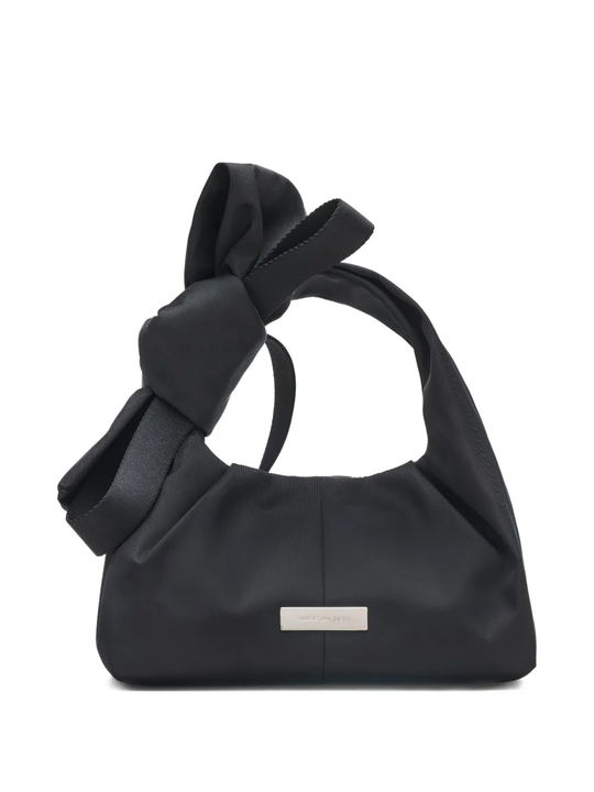 Black bag, back view