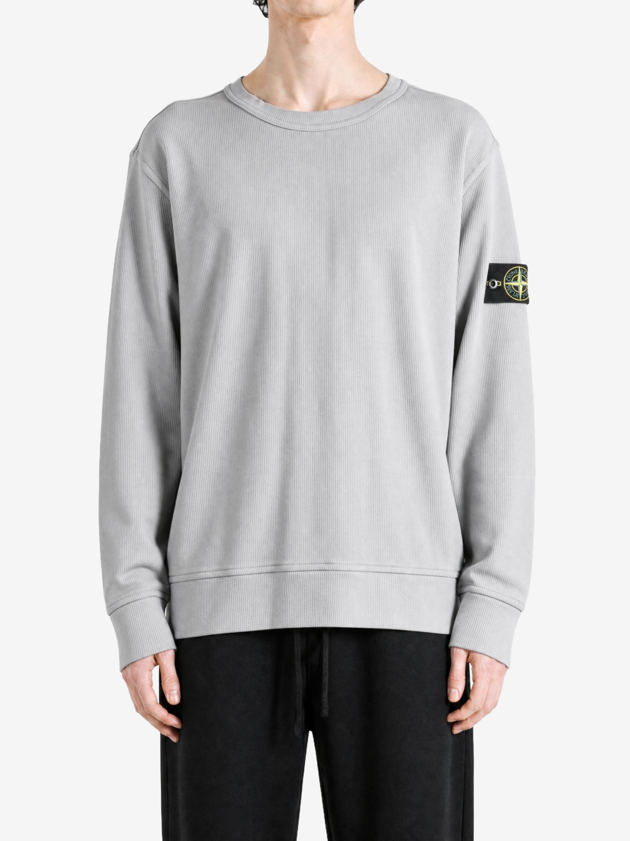 Grey hoodie, front view