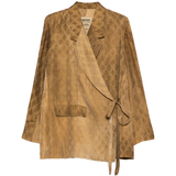 Brown jacket,front view