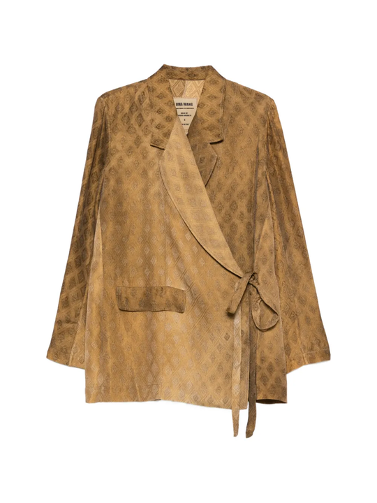 Brown jacket,front view