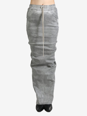 RICK OWENS DRKSHDW - Women Gonna In Denim - Pull On Pillar Skirt