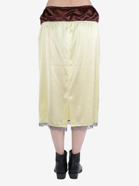 MERYLL ROGGE Women Bi-Color Slip Skirt
