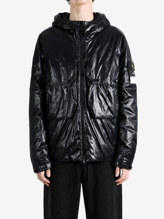 Black jacket, front view