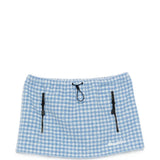 Blue skirt, front view