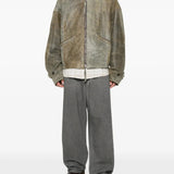 Green jacket, full body view