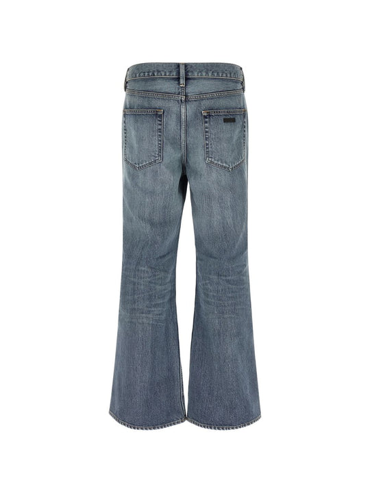 Blue jeans,back view