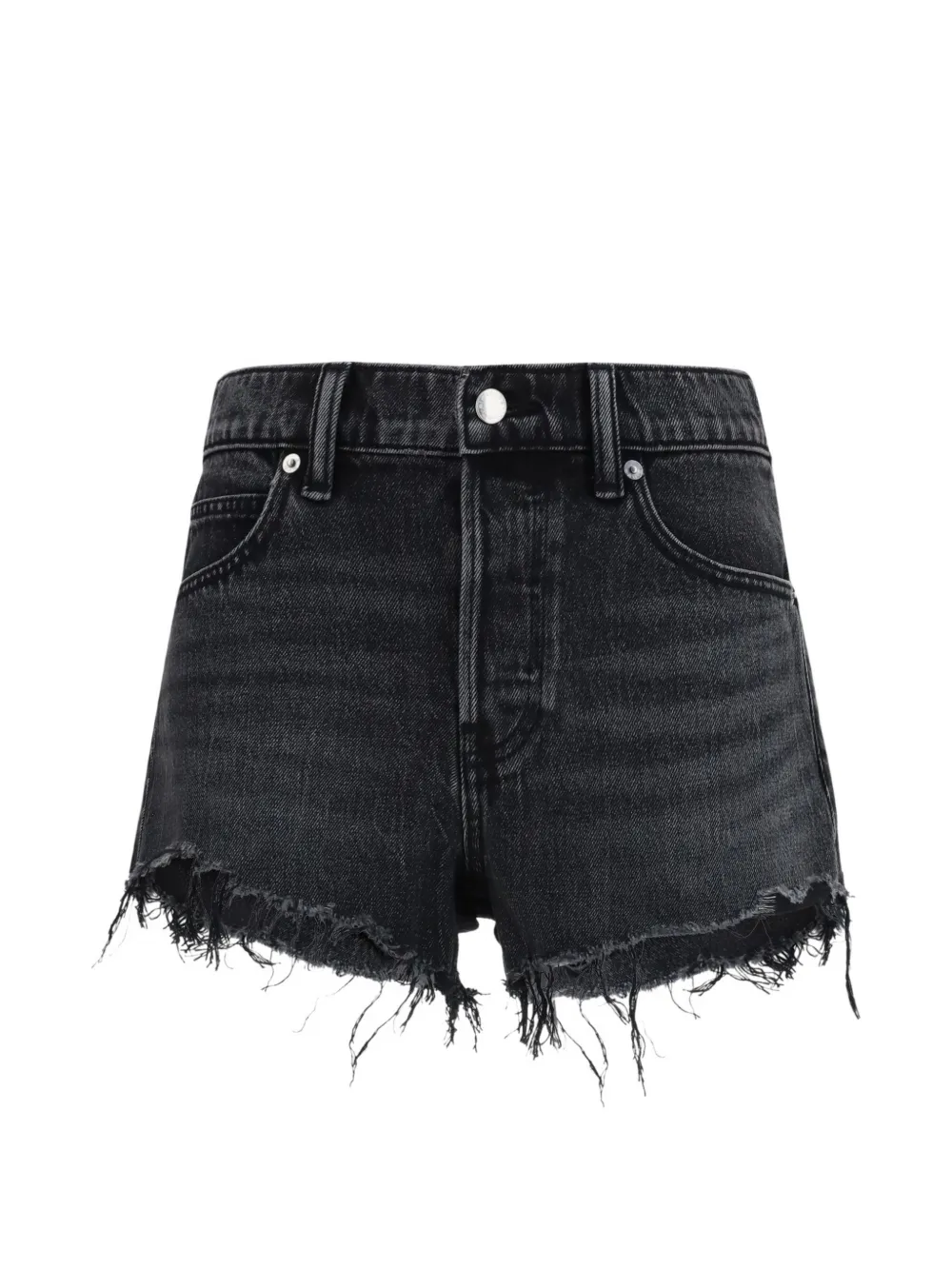 Black shorts, front view