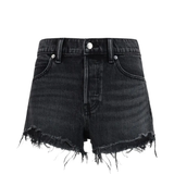 Black shorts, front view