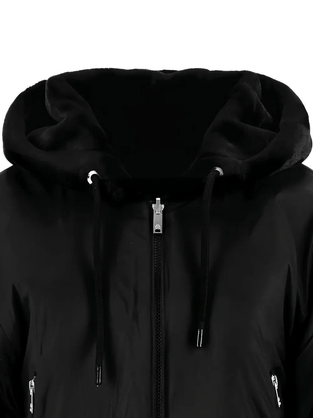 Black jacket, front view