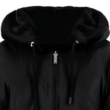 Black jacket, front view