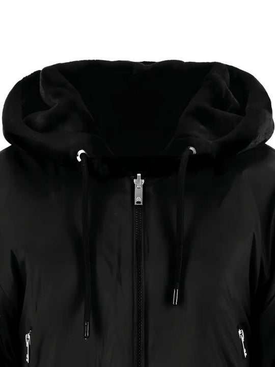 Black jacket, front view