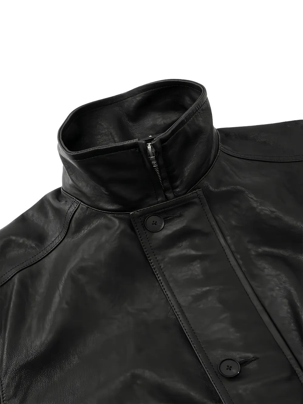 Black jacket, front view