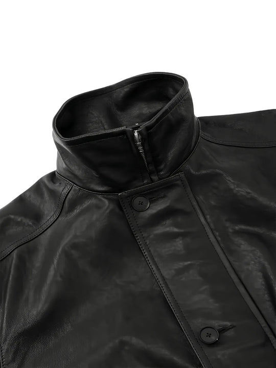 Black jacket, front view