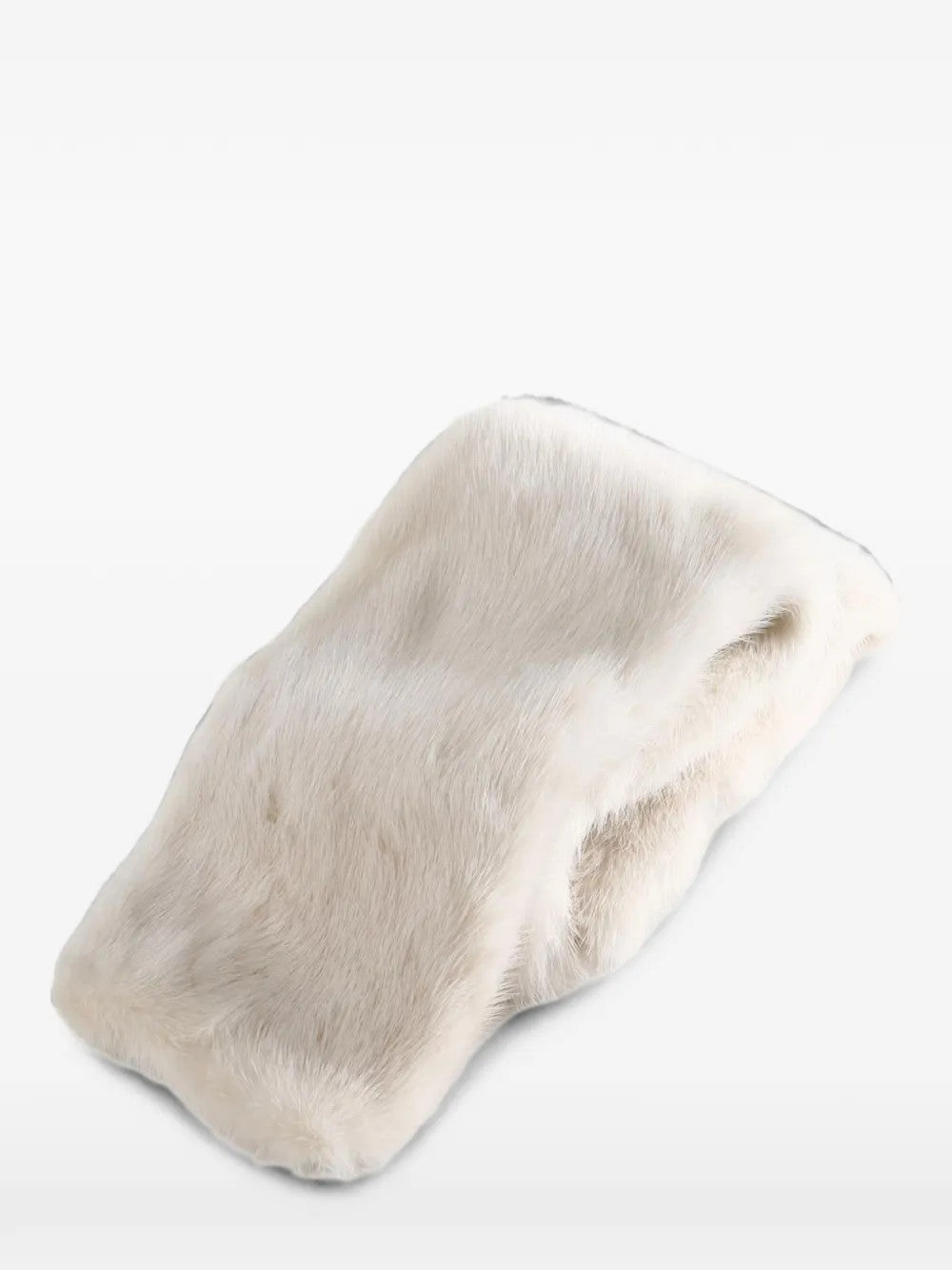 White scarf, front view