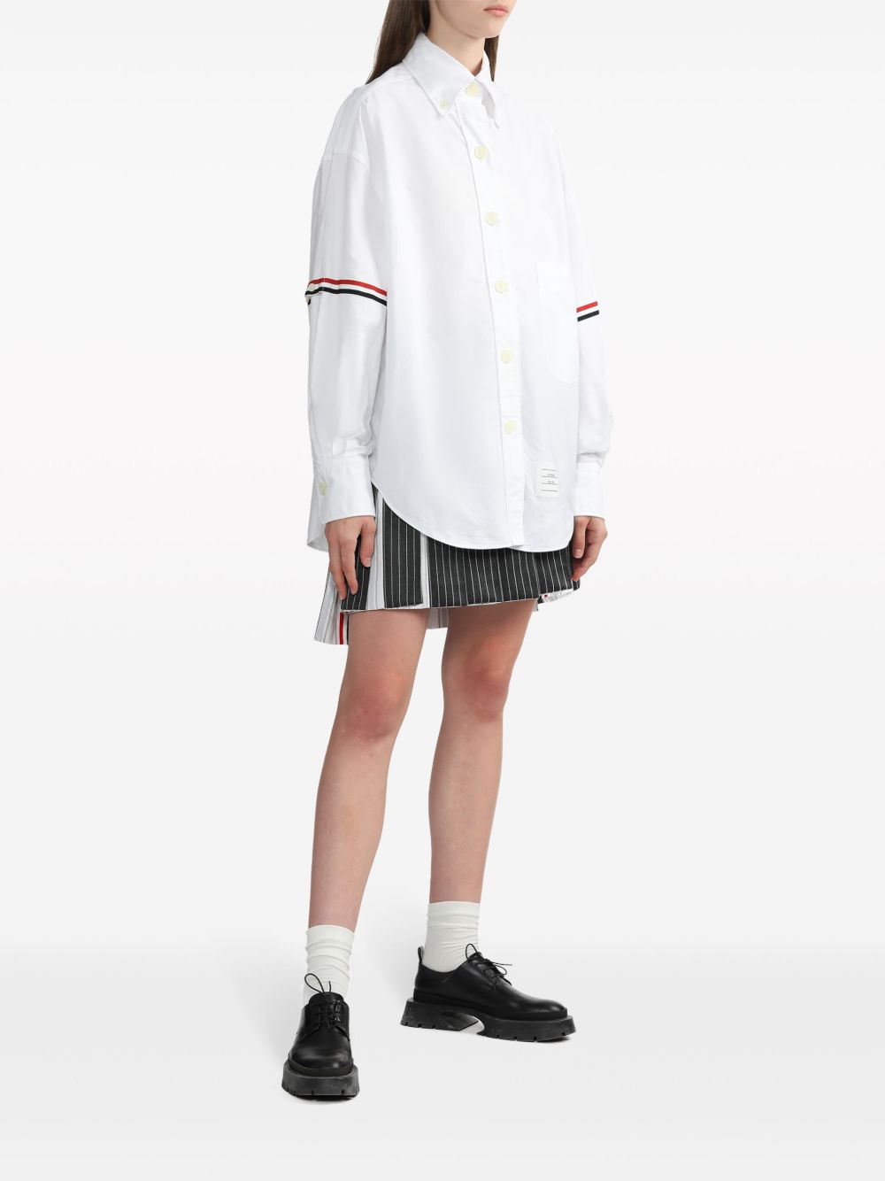 White shirt, full body view