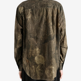 Brown shirt, full body view