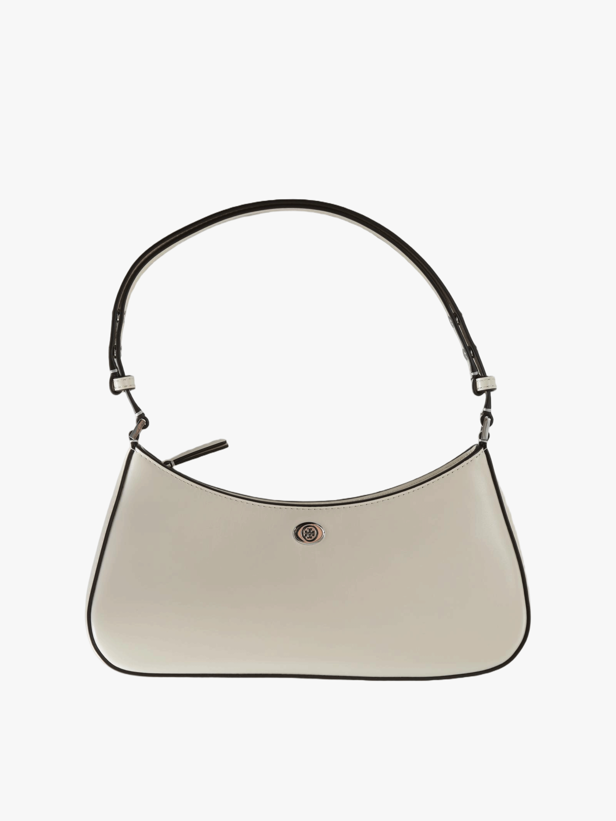 Tan bag, front view