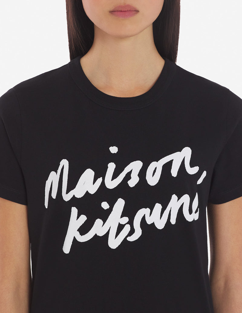 MAISON KITSUNE Women Handwriting Classic Tee-Shirt