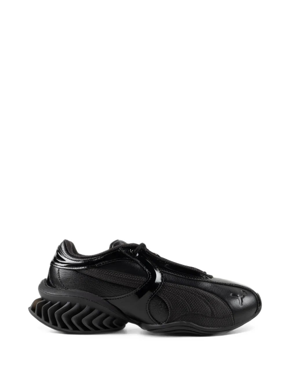 Black shoes, side view
